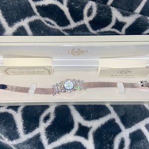 Crystal butterfly watch